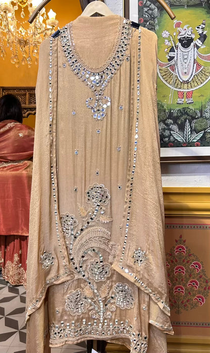 Mahzara Glow Suit (Beige)