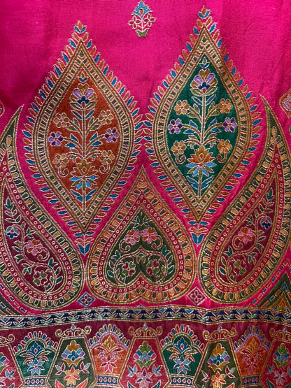Mahzaira Banarasi Suit (Magenta)
