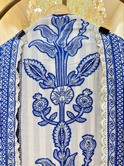 Shaiana Cutwork Muslin Suit