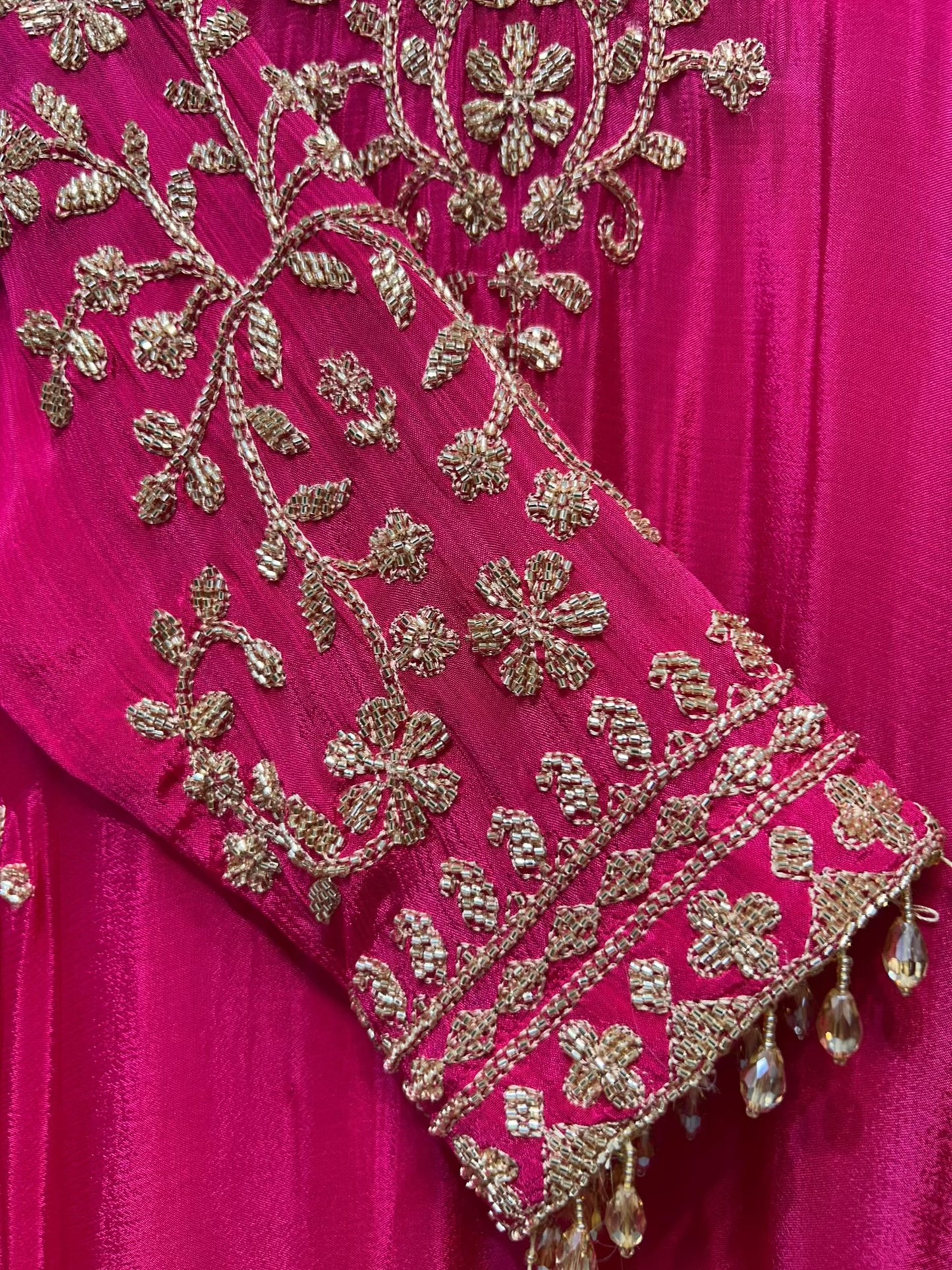 Elina Chinon Handwork Sharara Set (Pink)