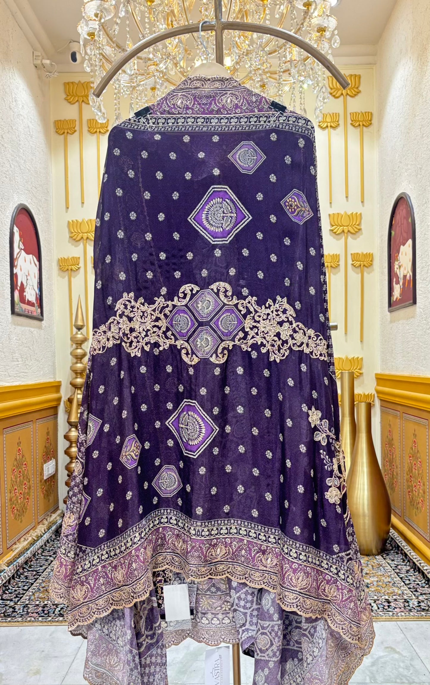 Kiara Zari Crepe Suit