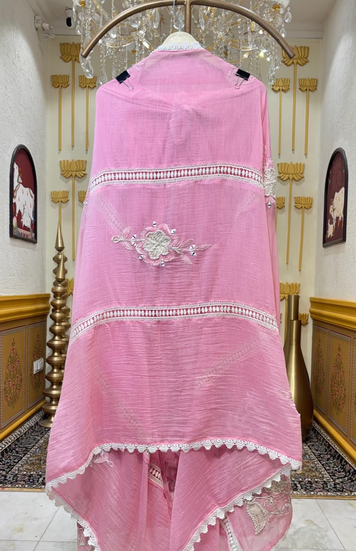 Sahira Aaina Dori Suit (Pink)