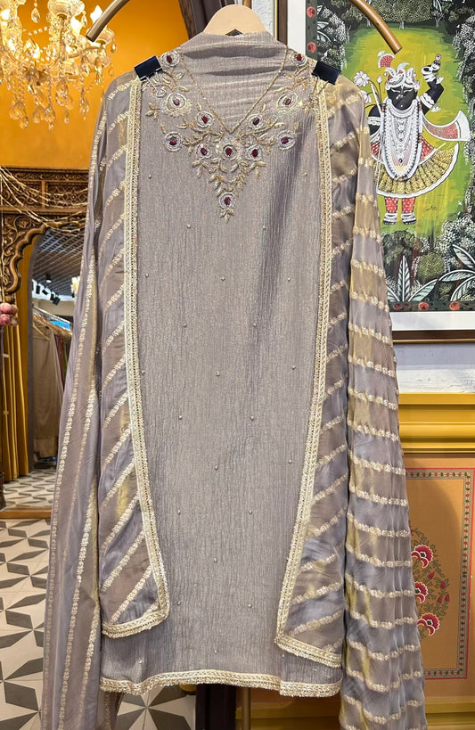 Naaz-e-Kinnari (Silver Grey)