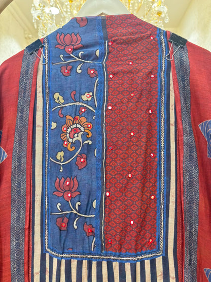 Aafreen Printed Chanderi Suit