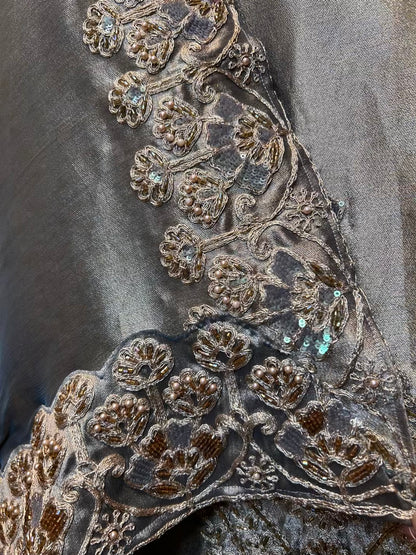 Sarvinoor Organza Suit (Green)