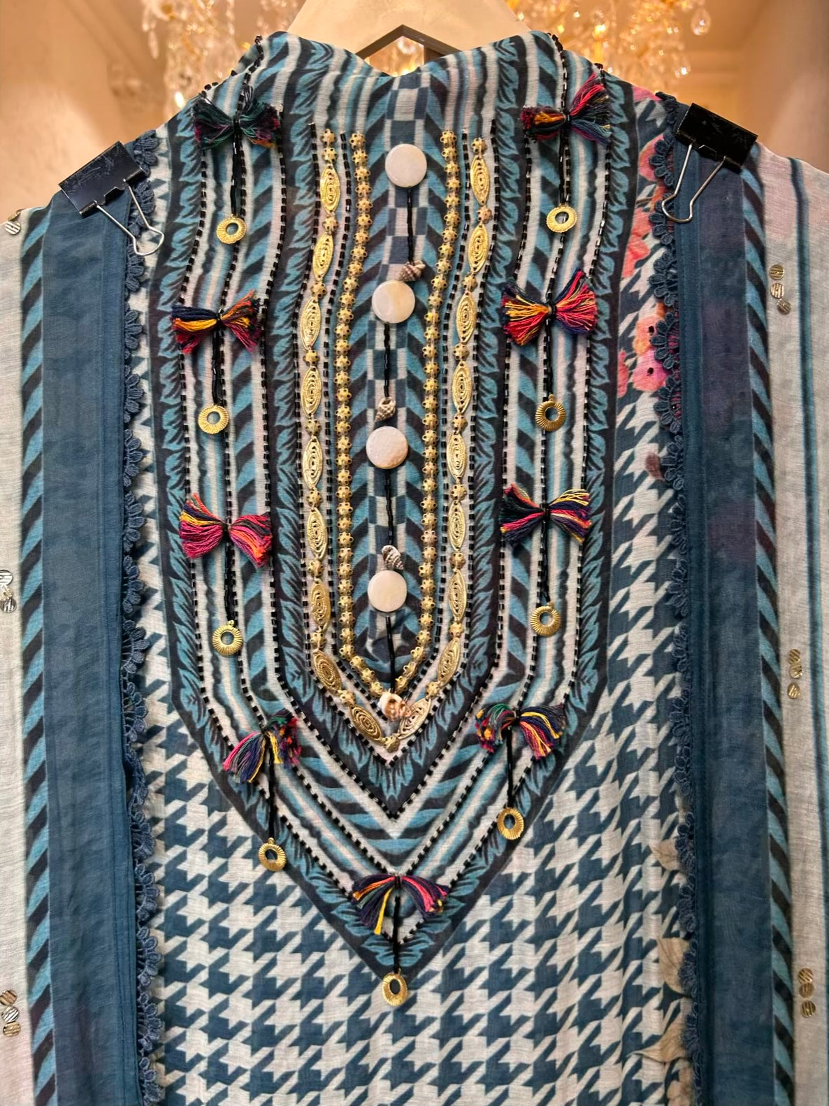 Aavira Mul Bloom Suit (Blue)