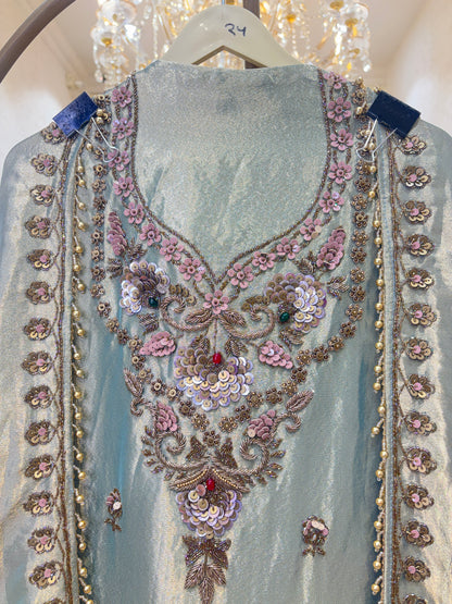 Zariya Noor Organza Suit