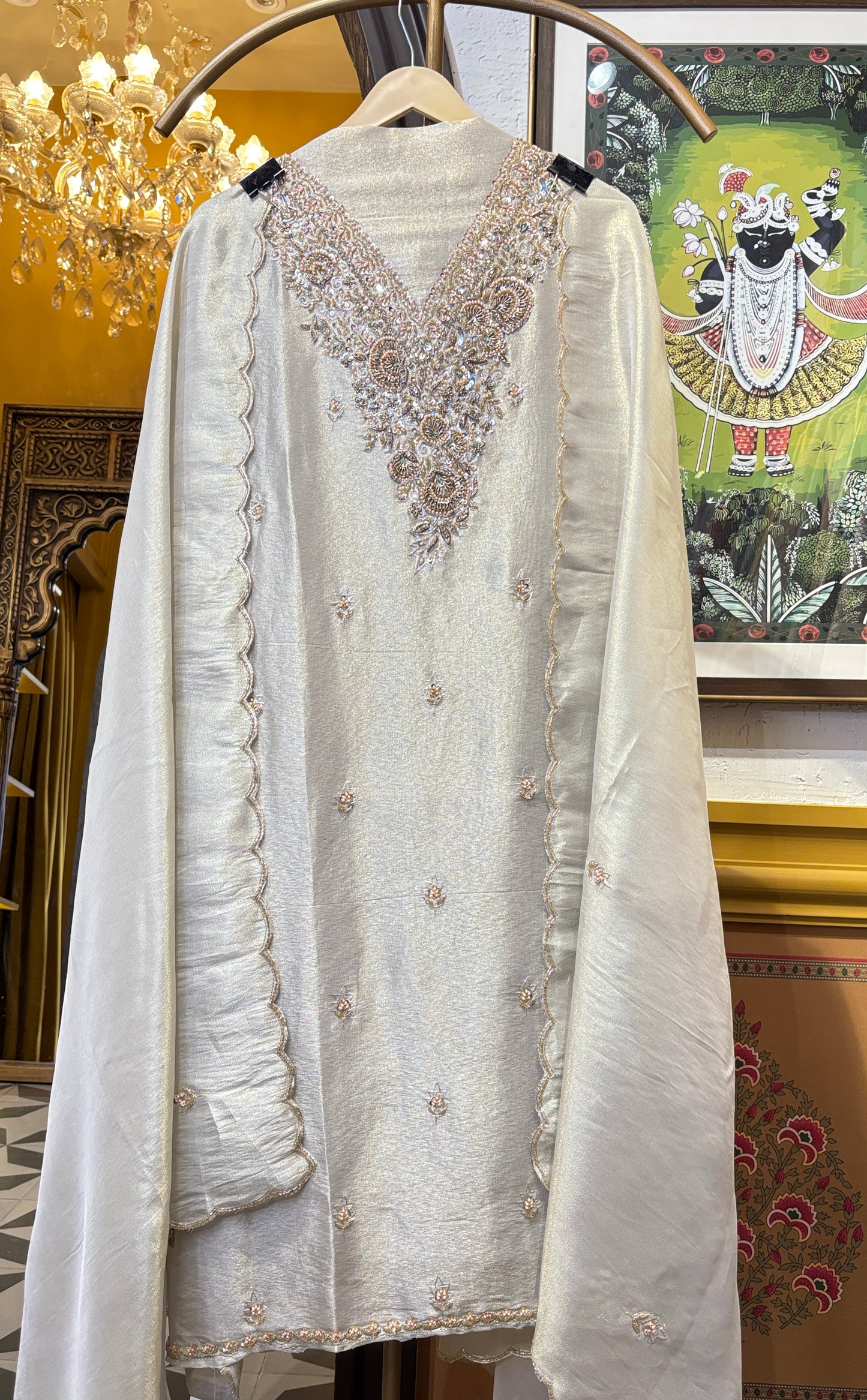 Maison Élara Pure Organza Suit