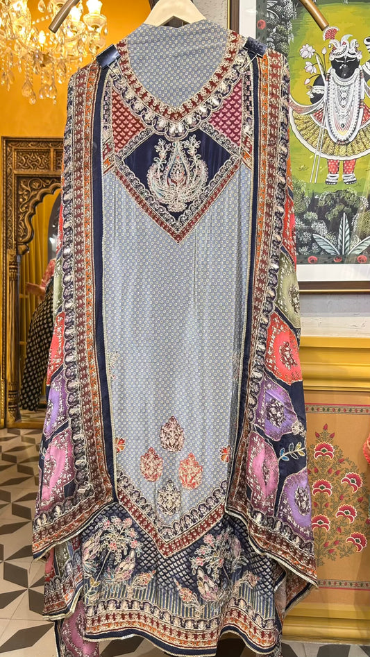 Nazm-e-Rangrez (Powder Blue)