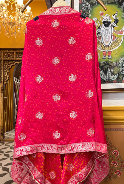 Zarwina Organza Suit (Pink)