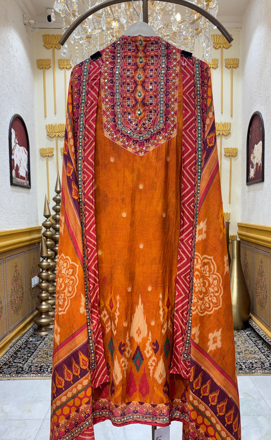 Aabshara Silk Suit