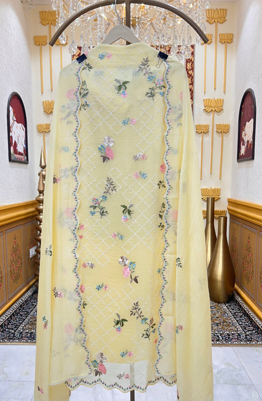 Vihana Resham Grace Suit (Yellow)