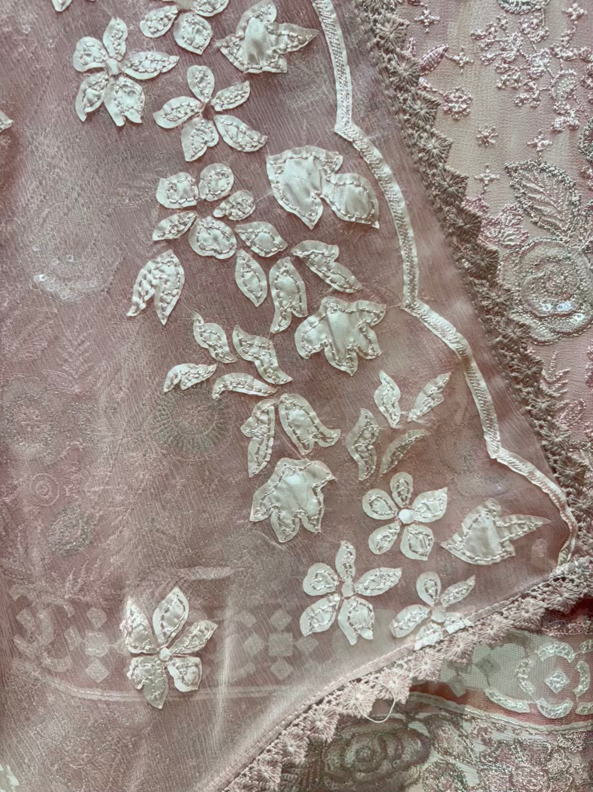 Mehrnaz Zari Georgette Suit