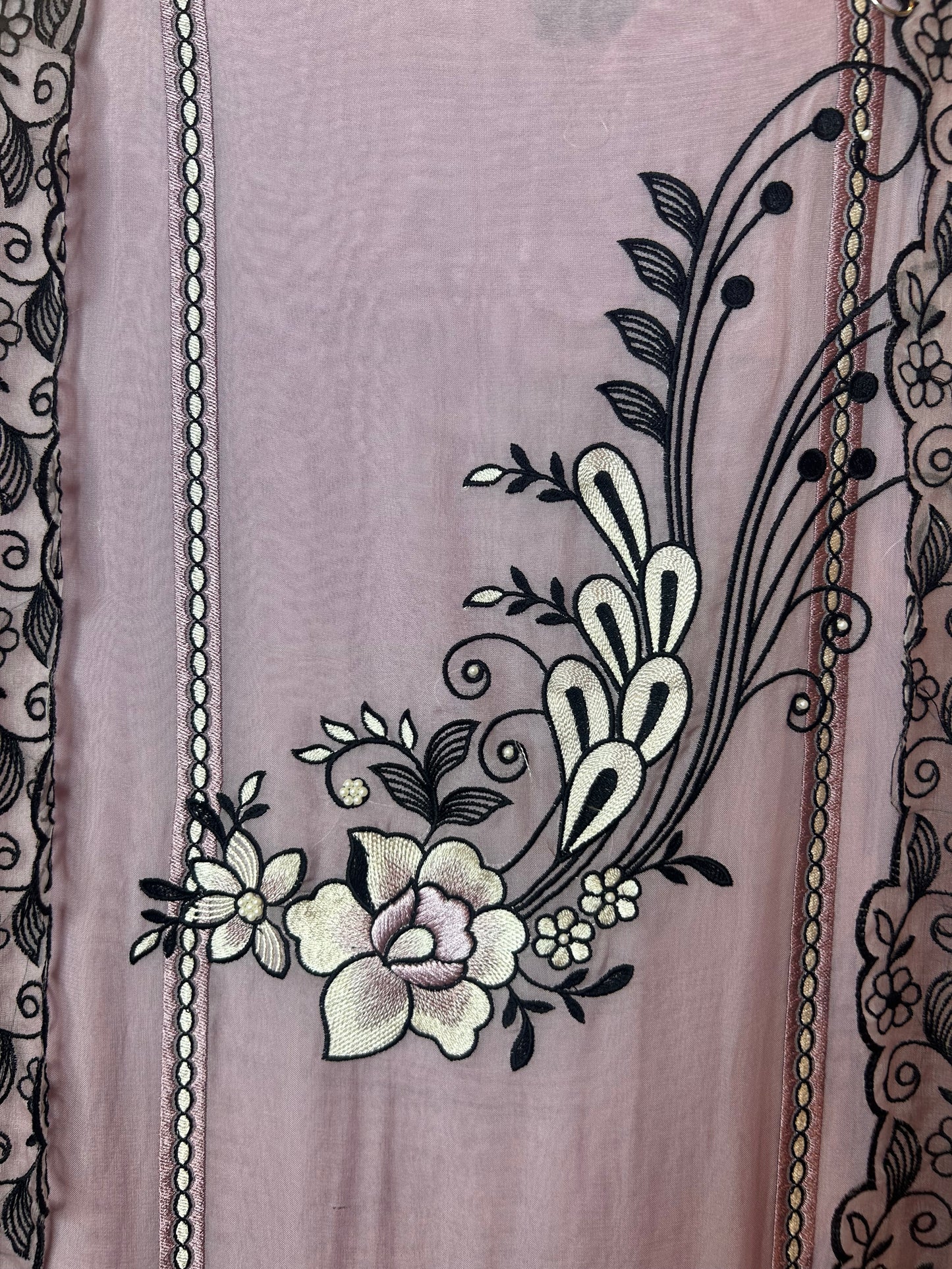 Viraahi Organza Suit (Lavender)