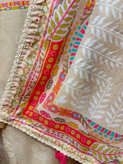Aafreen Sequin Cotton Suit