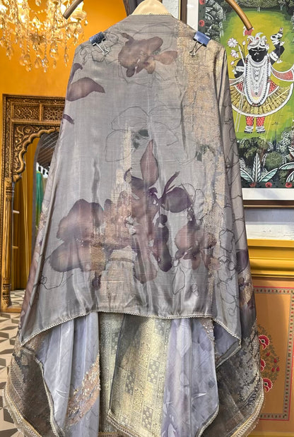 Zarfira Brocade Suit (Lavender)