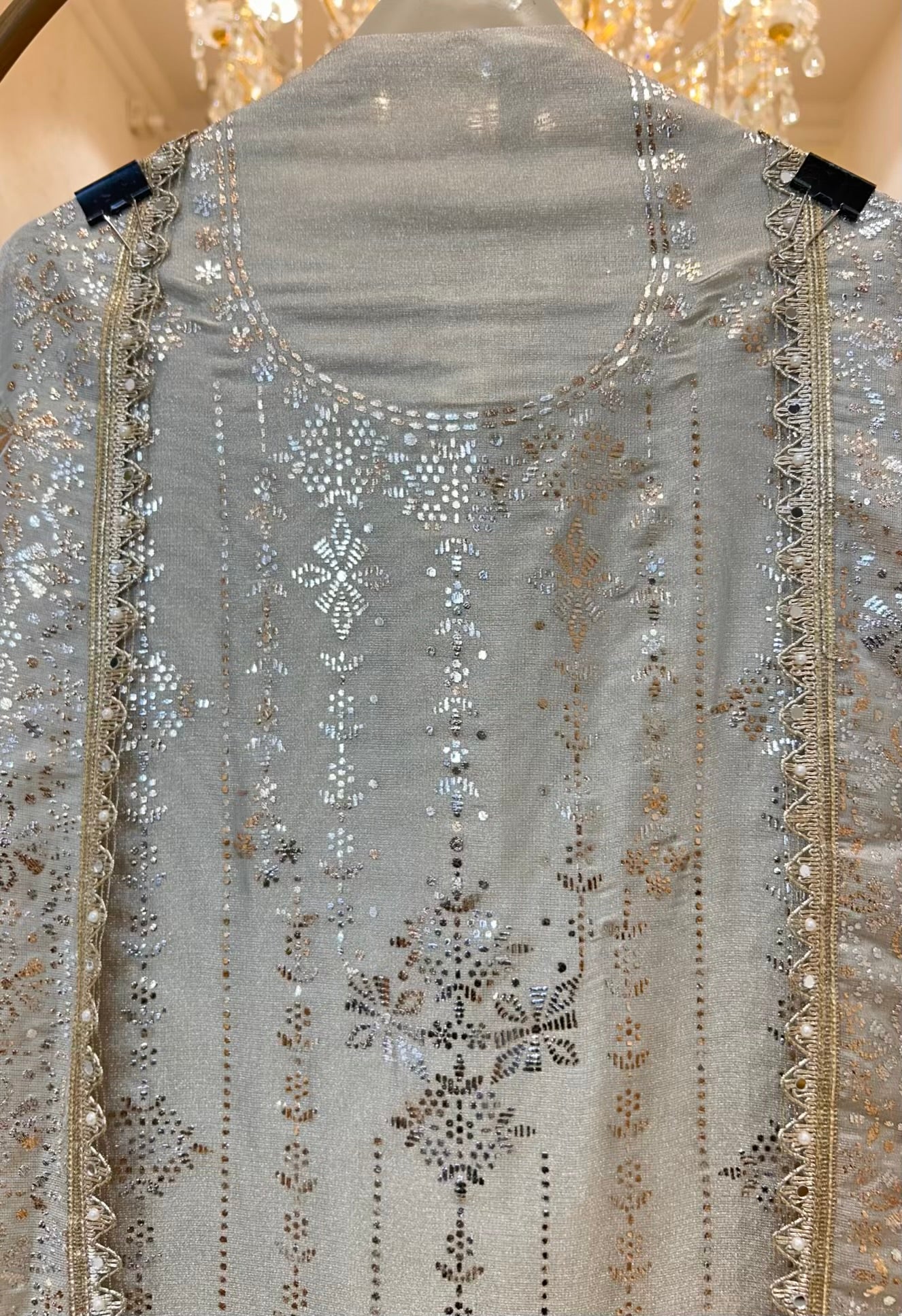 Mirzara Handprinted Suit