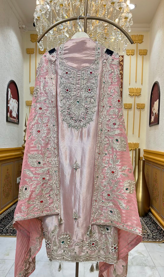 Afsheen Lumière Suit (Peach)