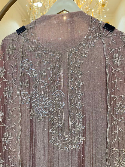Naazira Stone Élan Suit (Onion Pink)