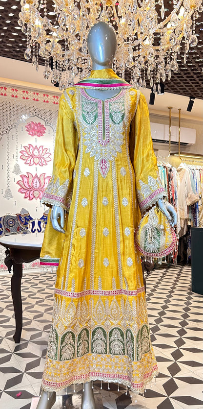 Zarnoor Mahal Anarkali Set