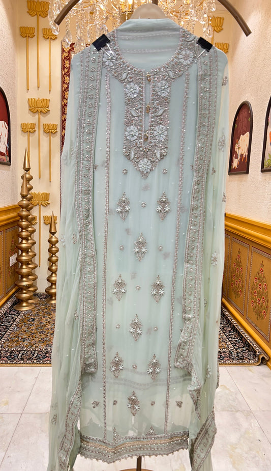 Iraaya Pearl Radiance Suit (Light Blue)