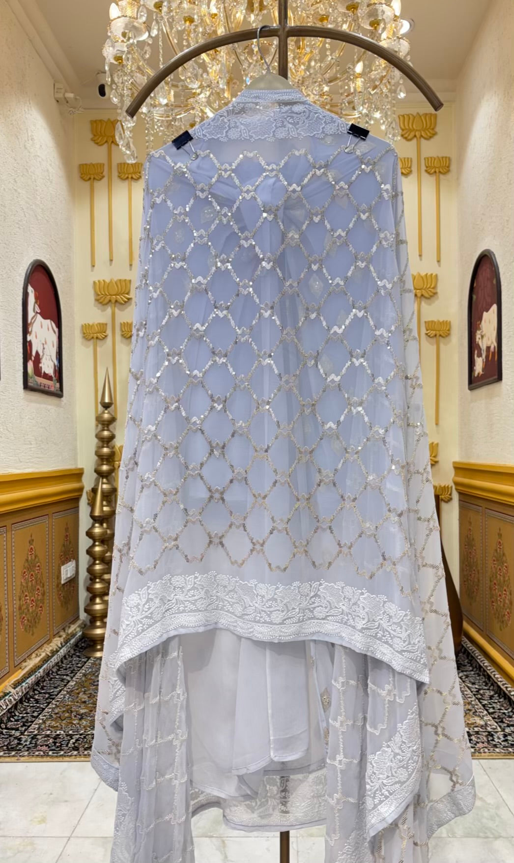 Yasmine Sequin Georgette Suit