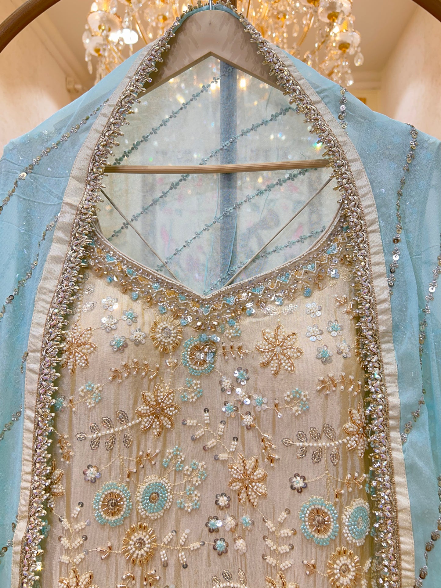 Inaya Organza Sharara Set