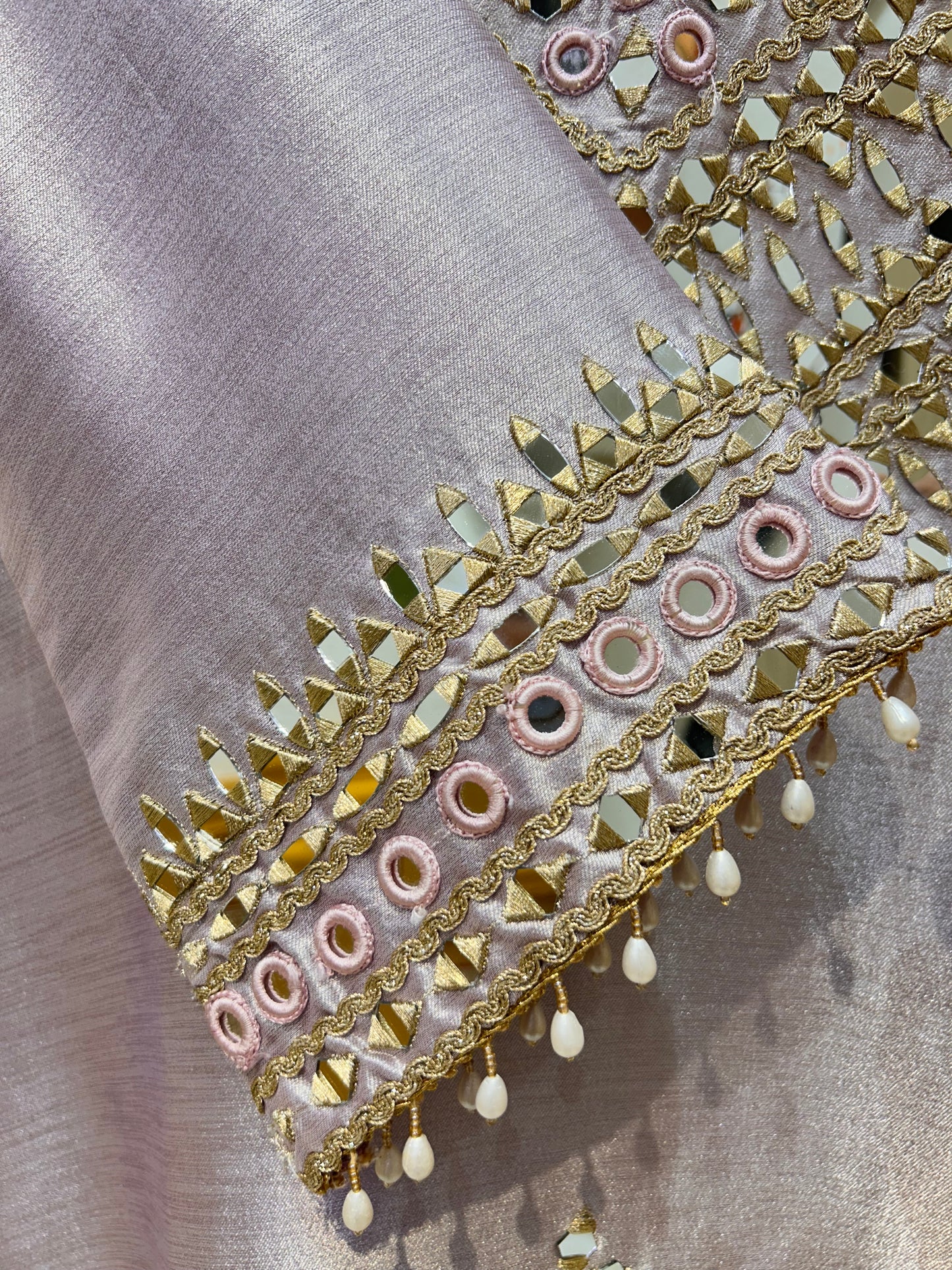 Anvika Mirror Drape Gown