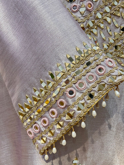 Anvika Mirror Drape Gown