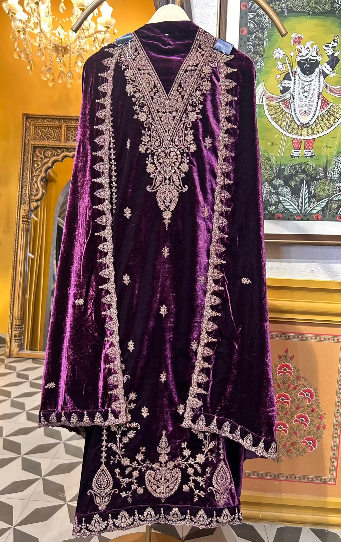 Rimvaar Velvet Suit (Purple)