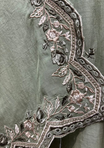 Meher Thread Patch Chanderi Suit