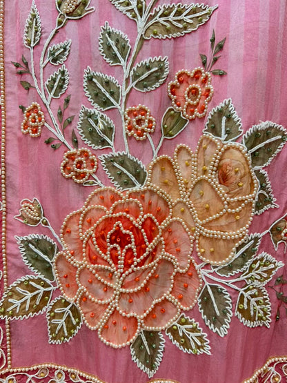 Aamira Dori Moti Organza Suit