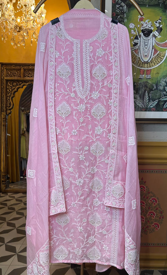 Rehmat Mul Suit (Pink)