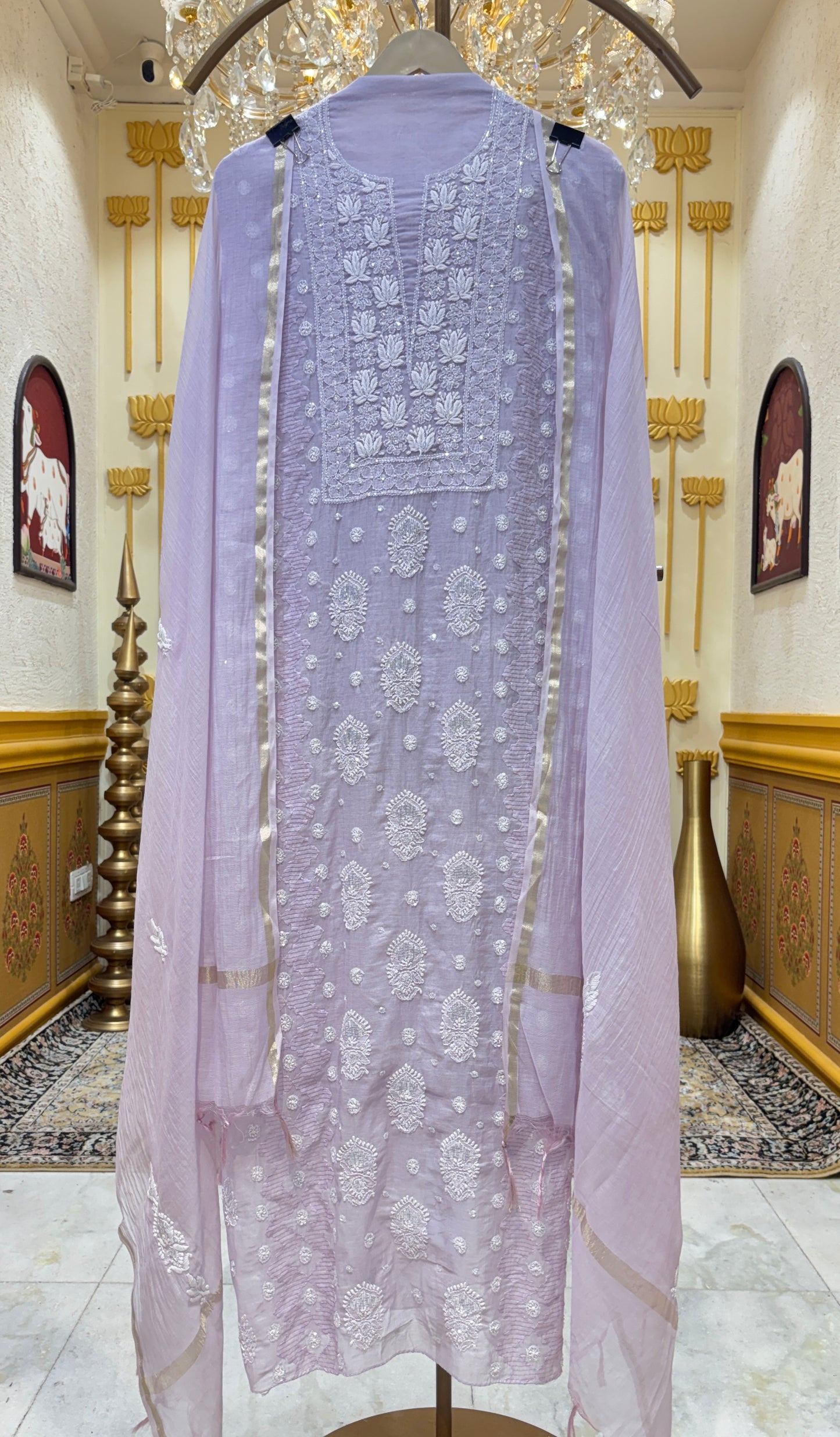 Aarzelle Artisan Chanderi Suit