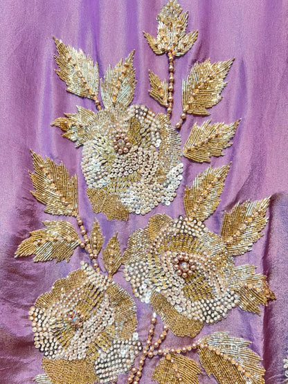 Afsara Kinari Luxe Suit (Lavender)