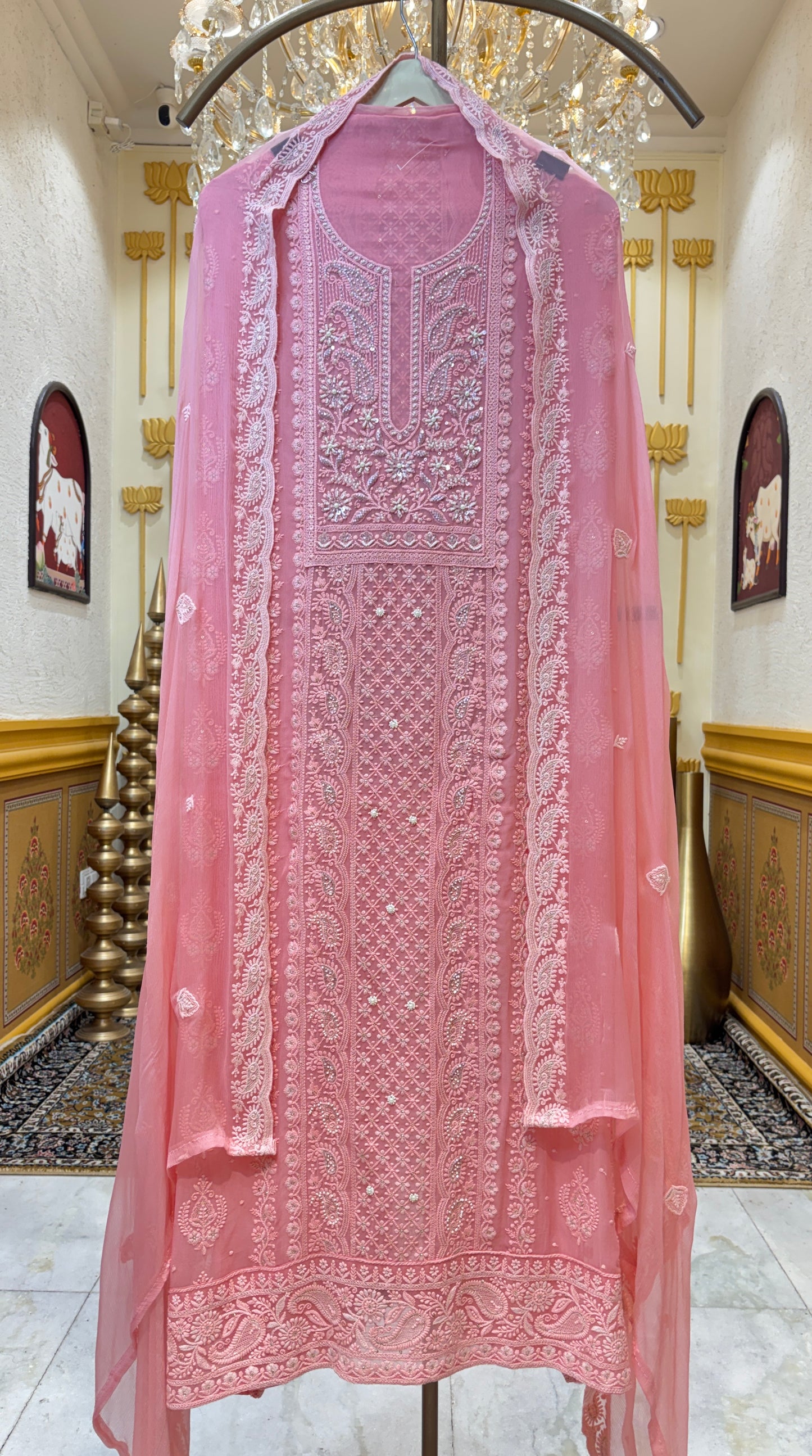 Ishita Handcrafted Georgette Suit