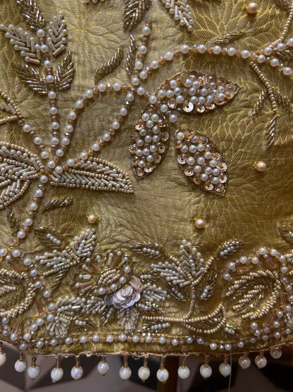 Zarehni Brocade Suit (Yellow)