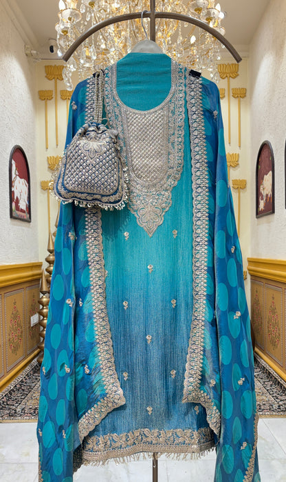 Noorzari Crush Tissue Suit