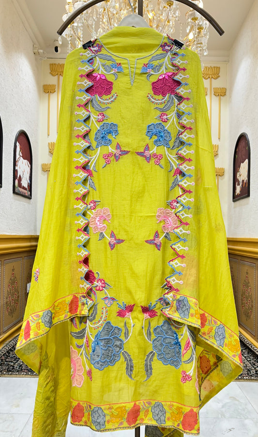 Mrinalesha Mul Chanderi Suit