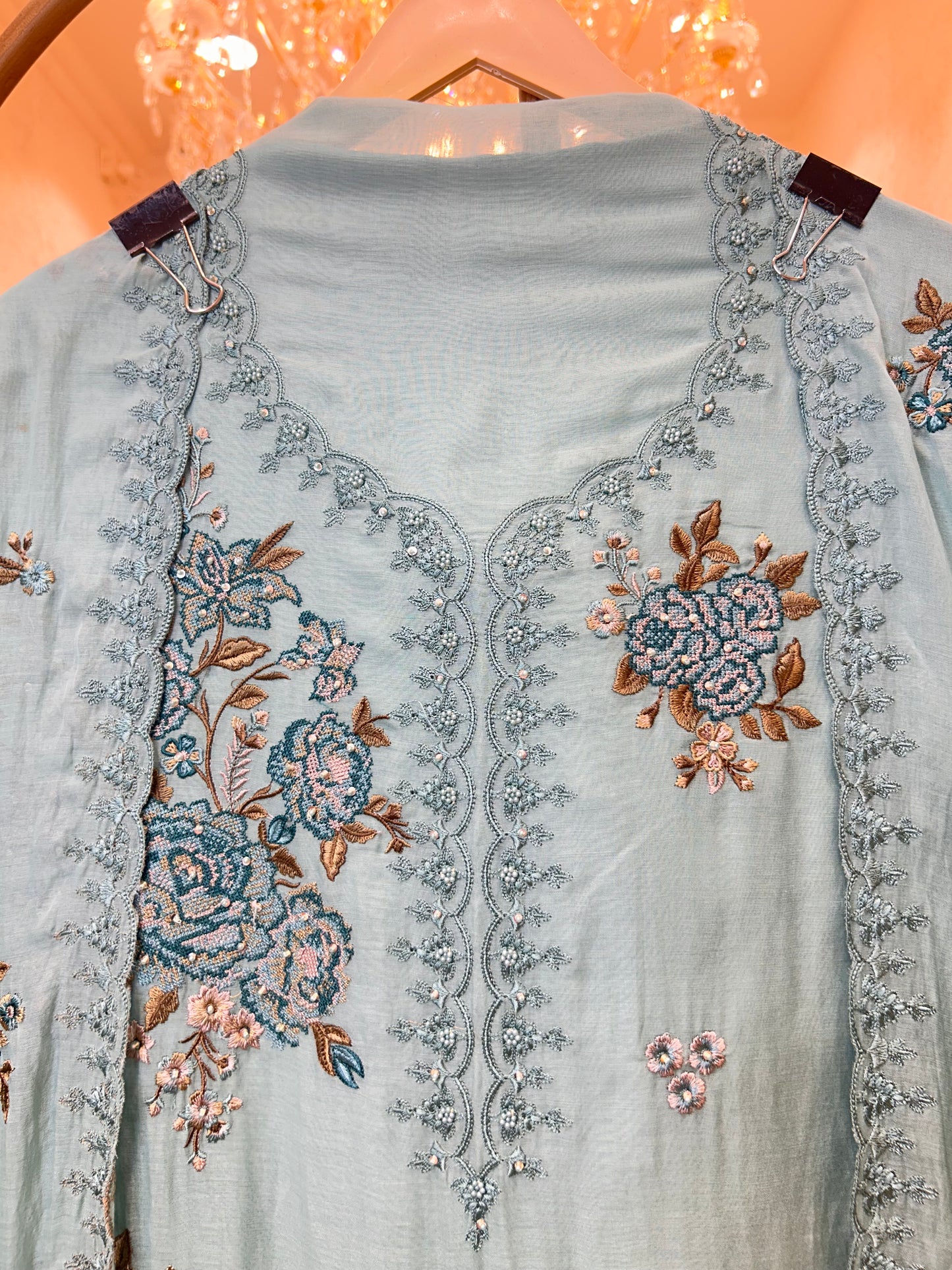 Norelle Moti Resham Mul Suit