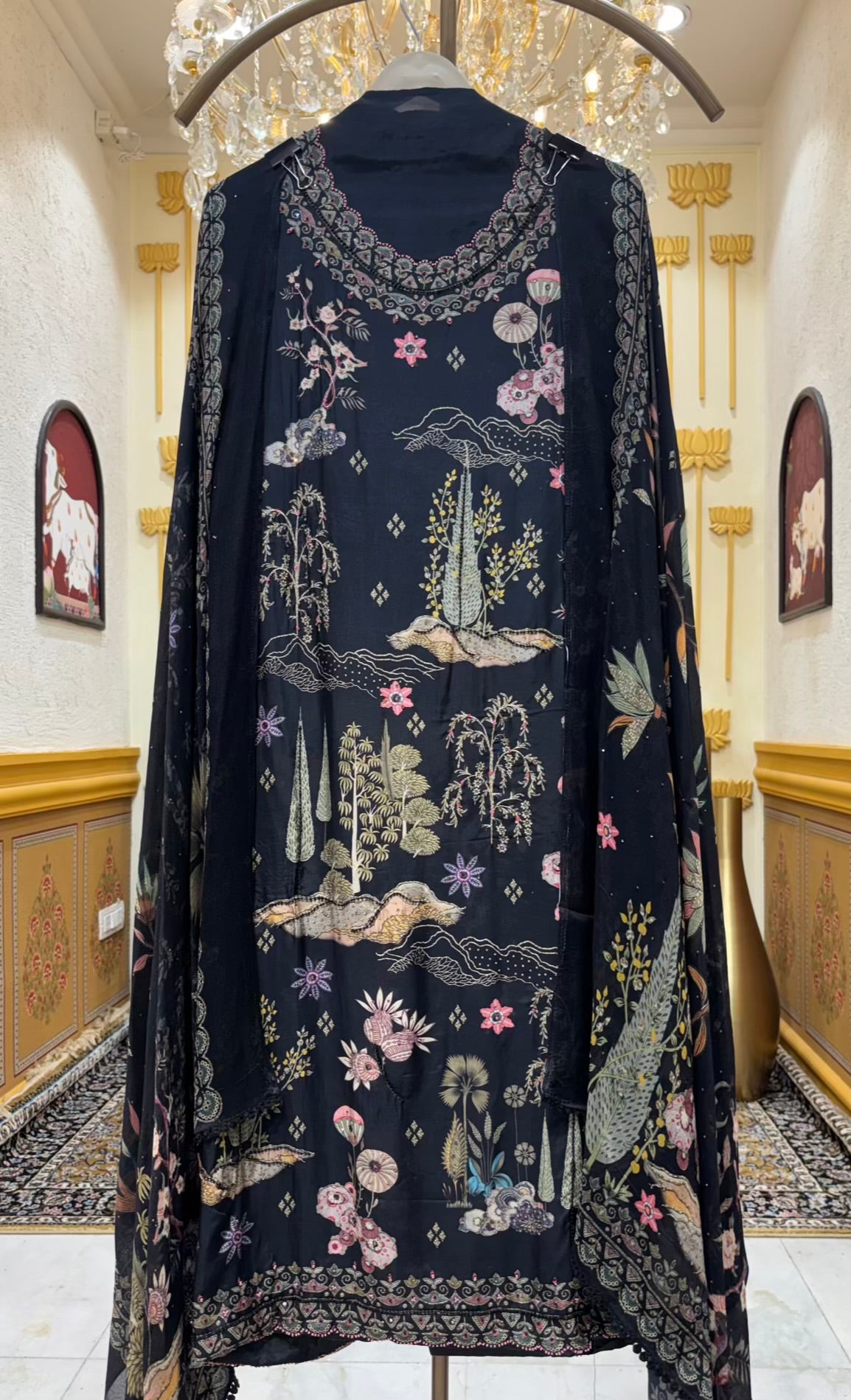 Tara Moti Muslin Suit