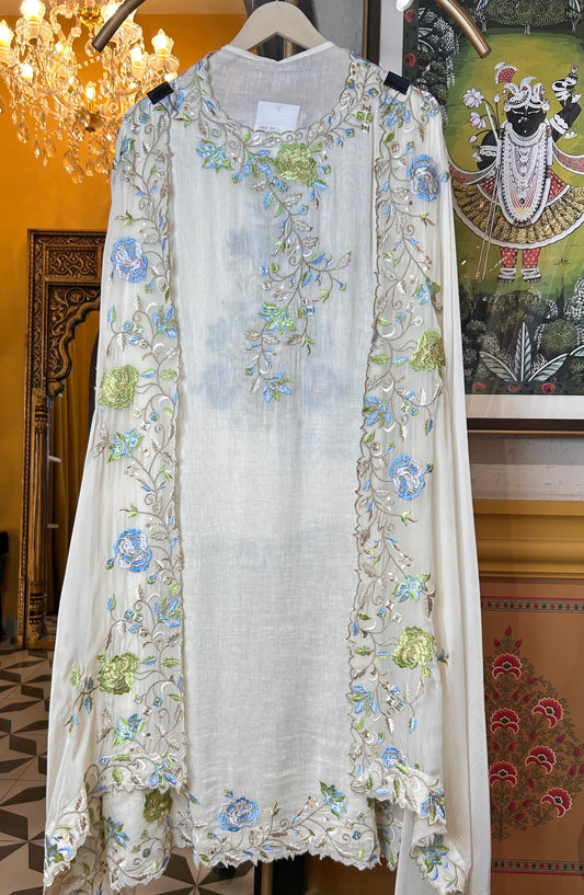 Raahee mul chanderi Suit Set