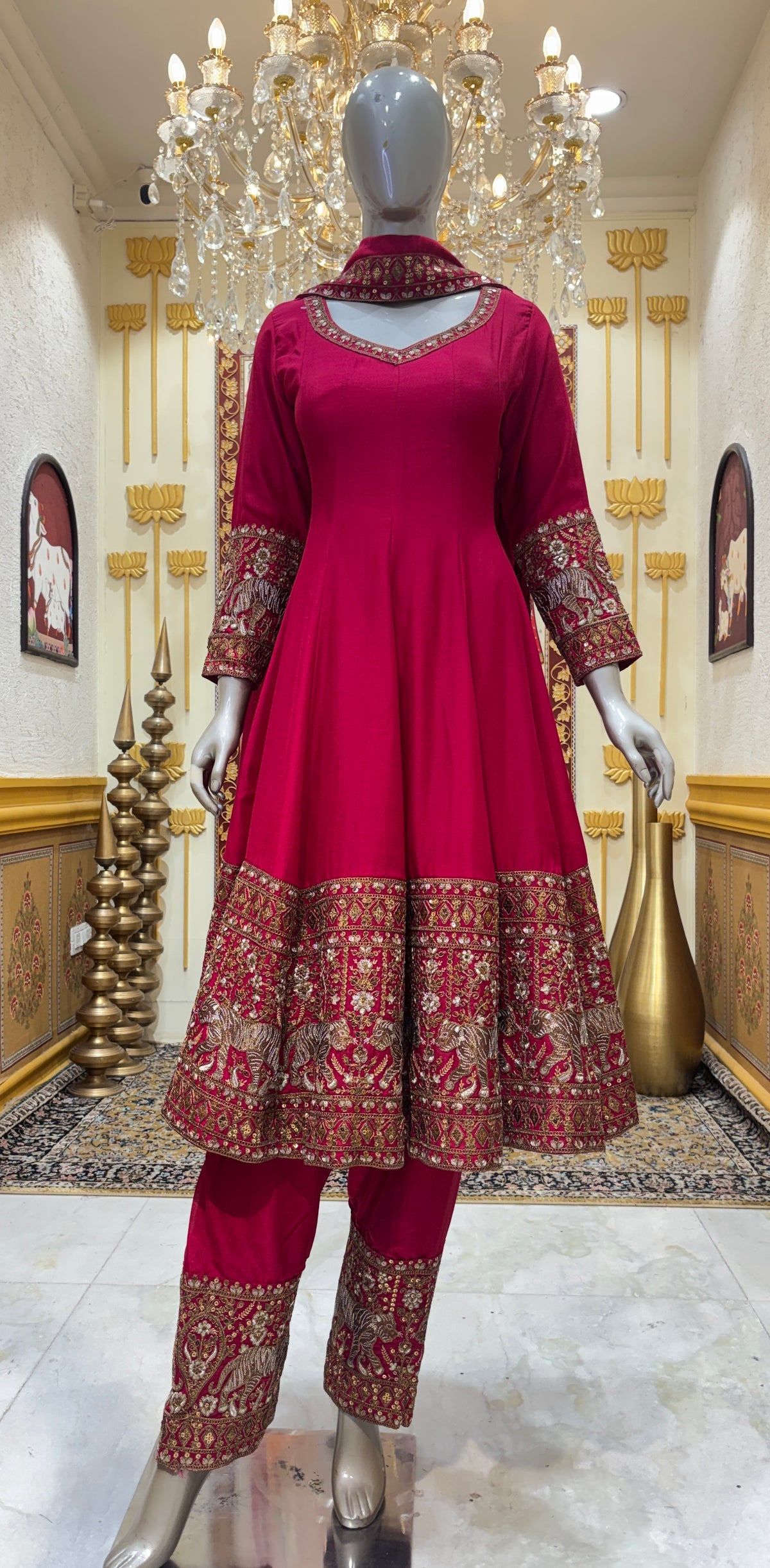 Zarmeher Anarkali Suit