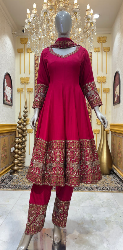 Zarmeher Anarkali Suit