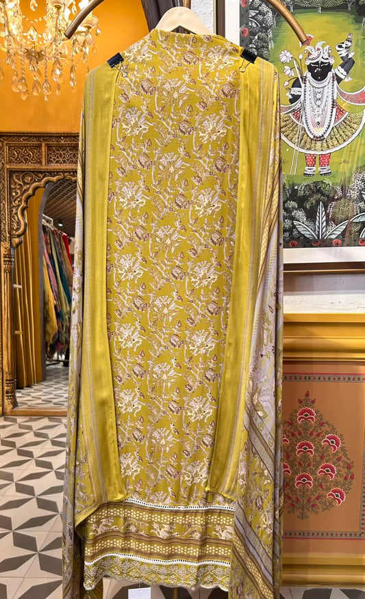 Pashmira Digital Suit (Yellow)