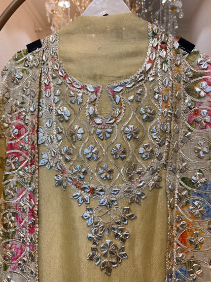 Zareeva Gota Noor Suit (Yellow)