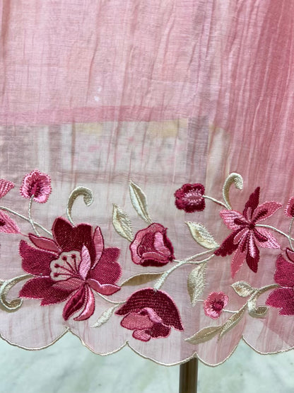 Sahiba Resham Crush Suit (Pink)