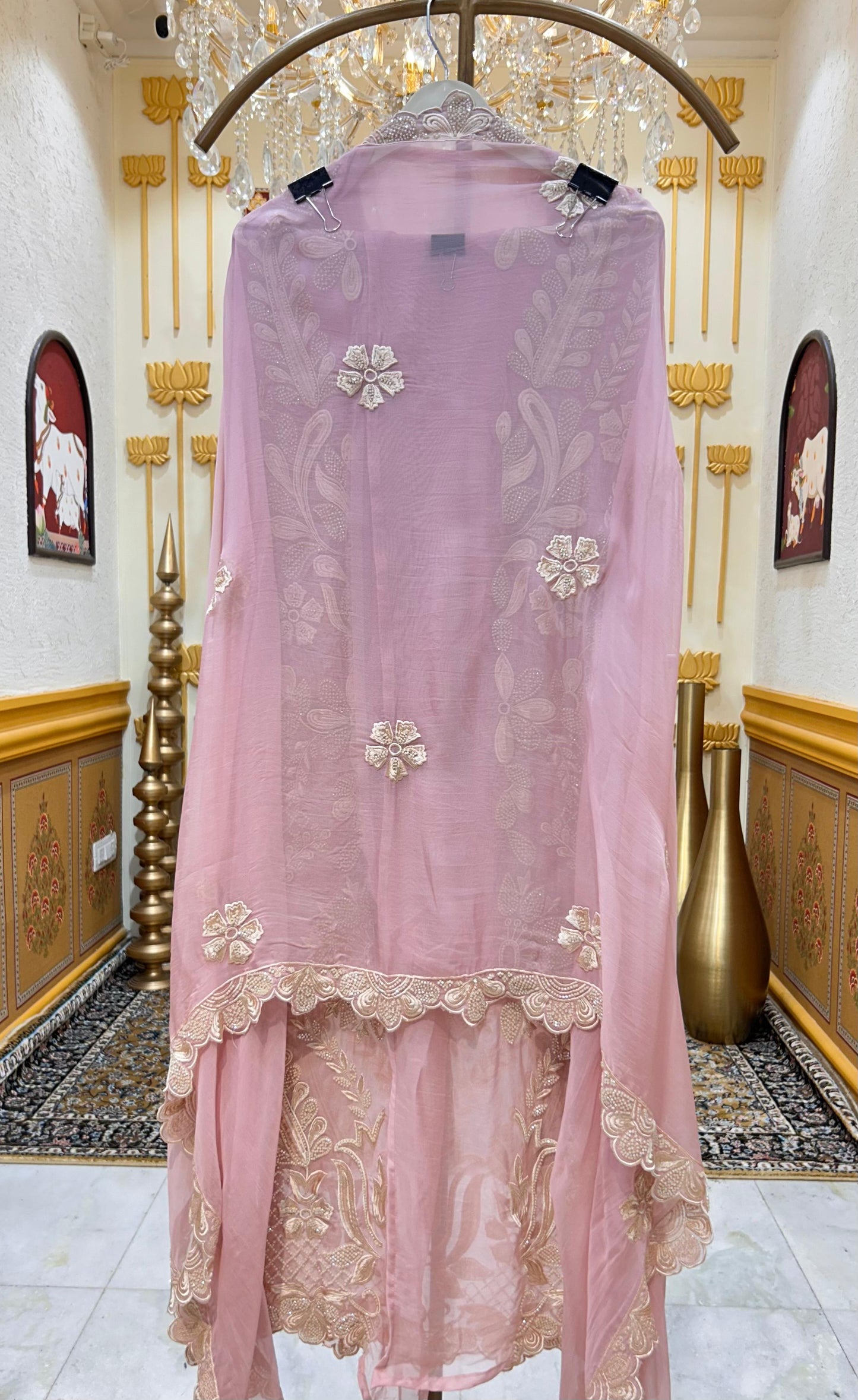 Zareeva Handcrafted Organza Suit