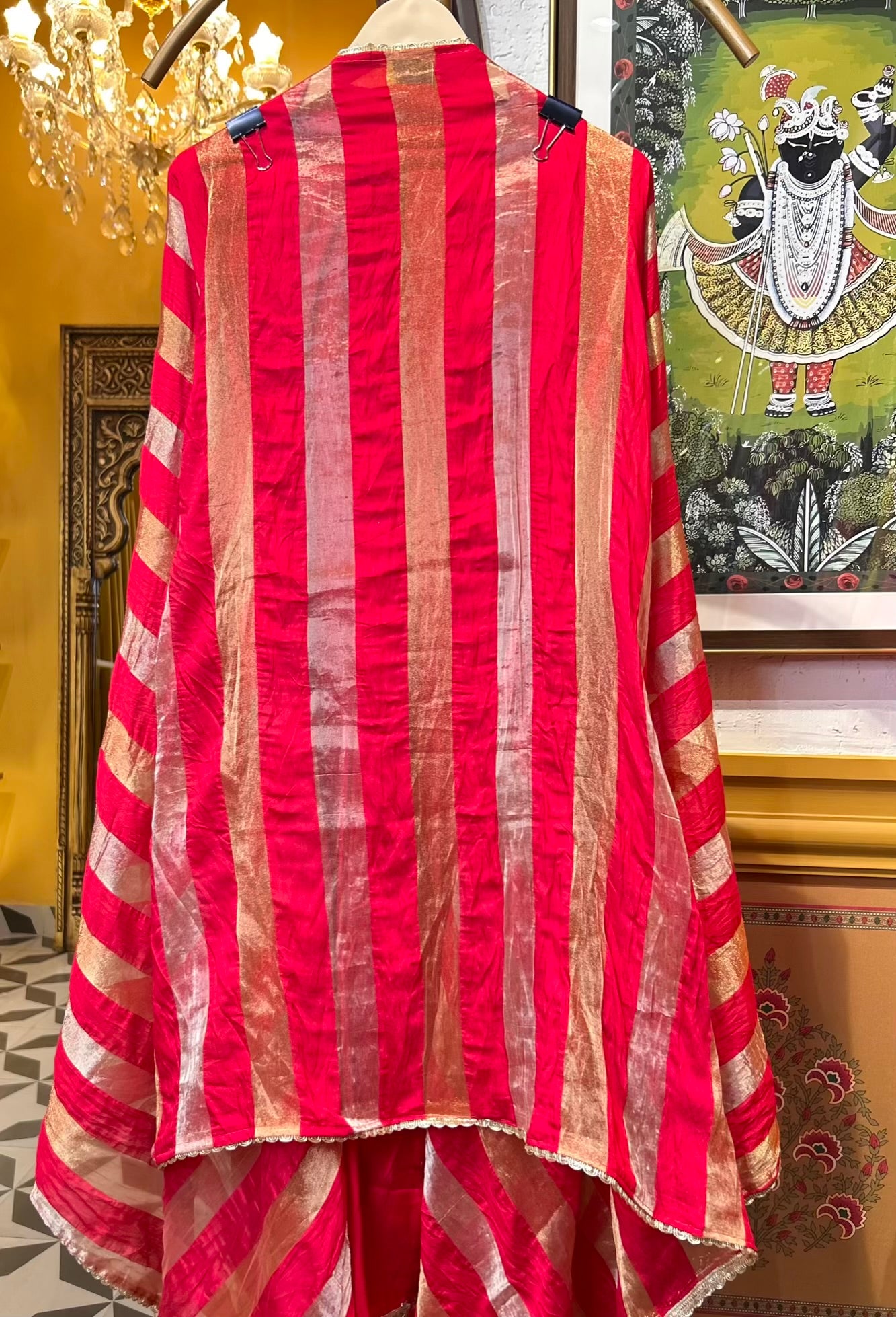 Noorisha Silk Suit (Pink)