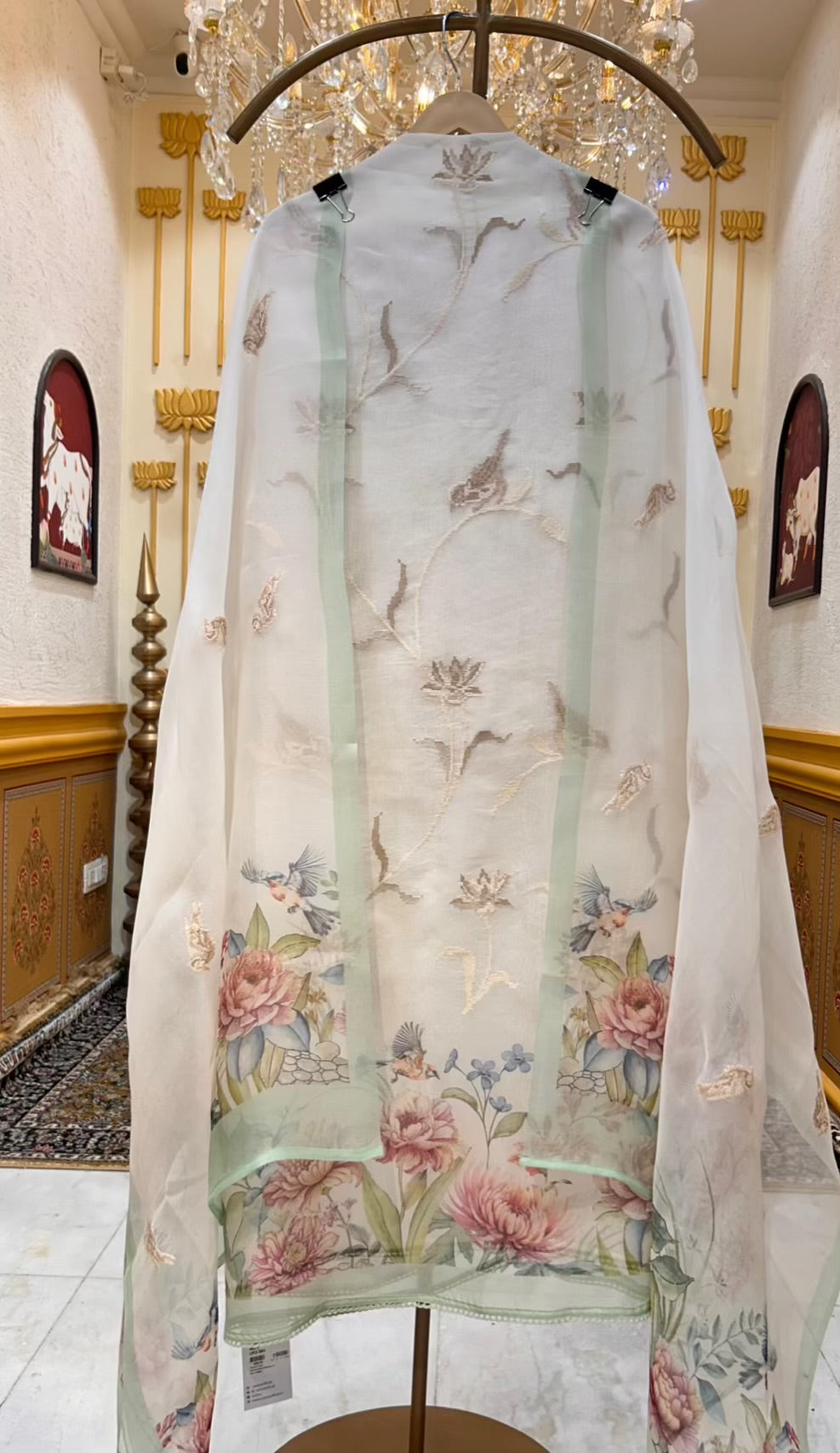 Noor Printed Organza Suit